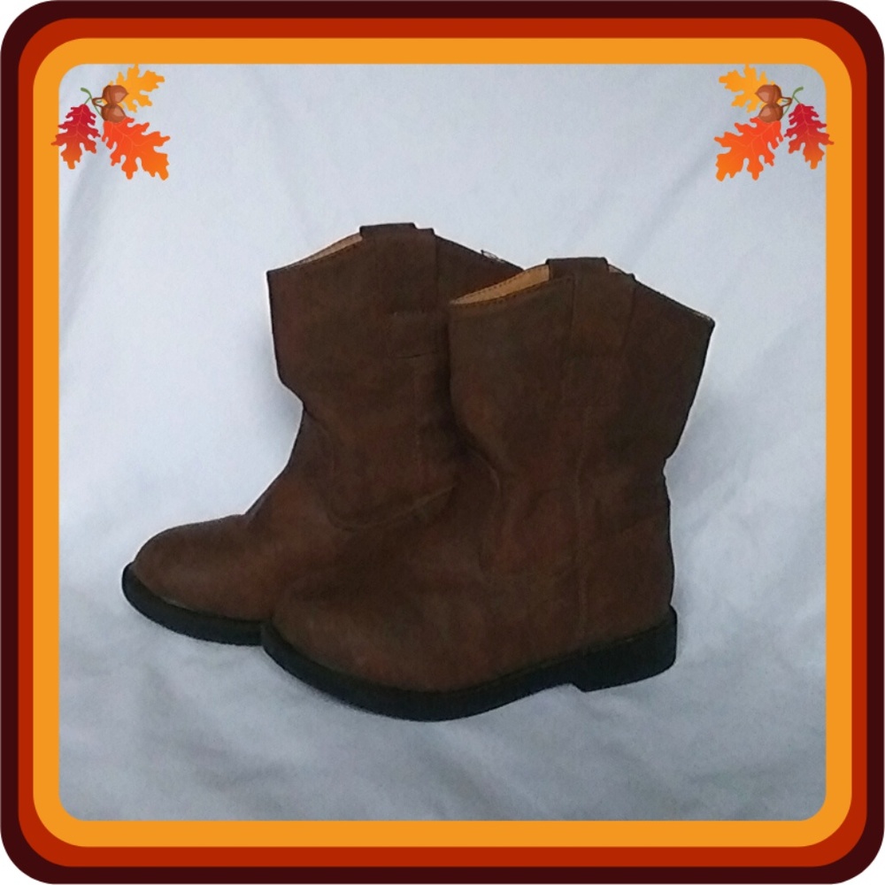 Outbound Trading Co Brown Slide On Boots